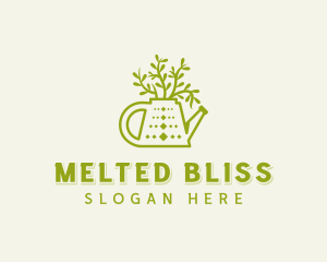 Watering Can Planting Logo