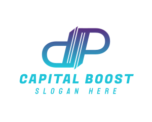 Loan - Modern Tech Letter DP logo design