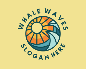 Summer Sun Waves logo design