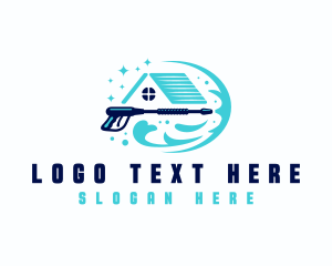 Maid - Power Wash Roof Sanitation logo design