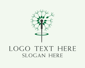 Yogi - Dandelion Acupuncture Therapy logo design