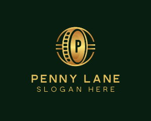 Penny - Cryptocurrency Digital Coin logo design