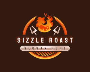 Roast - Grill Roasted Chicken logo design