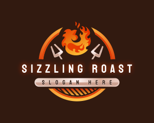 Roast - Grill Roasted Chicken logo design