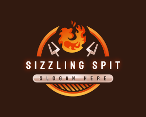 Roast - Grill Roasted Chicken logo design