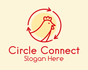 Circle - Circle Recycle Chicken logo design