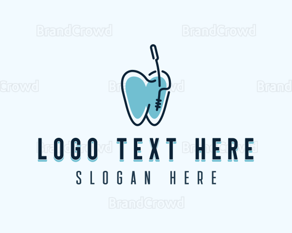 Tooth Dentist Orthodontics Logo