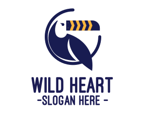 Endangered - Blue Toucan Arrows logo design