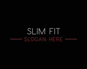 Slim - Modern Slim Minimalist logo design