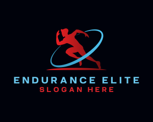 Marathon - Marathon Running Athlete logo design