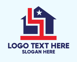 American - American Plumber House logo design