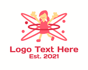 Kids - Young Child Playing logo design