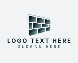 Cladding - Tile Brick Masonry logo design