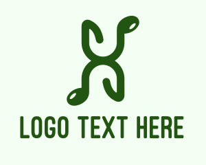 Music - Musical Letter X logo design