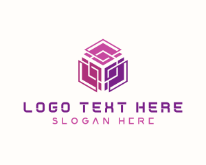 Artificial Intelligence - Artificial Intelligence Cube logo design