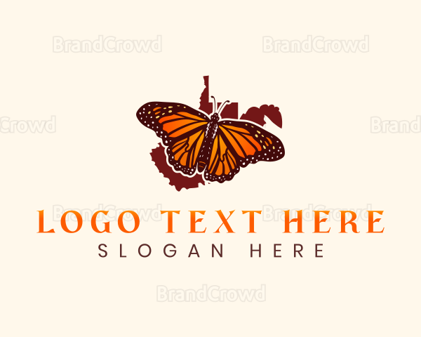 West Virginia Butterfly Nature Logo