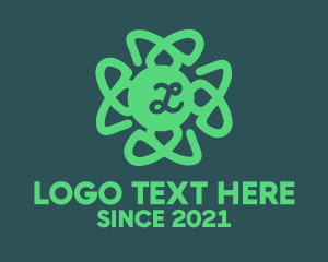 Outlines - Green Decor Lettermark logo design