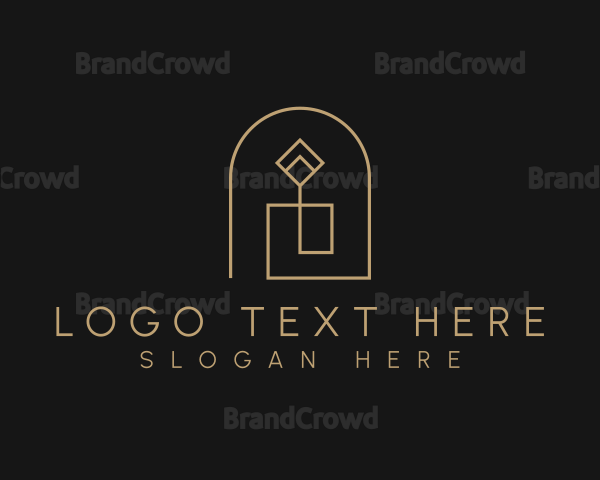 Geometric Candle Light Logo