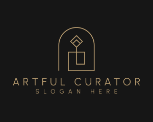 Geometric Candle Light logo design