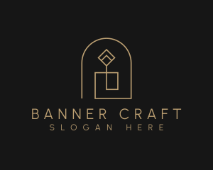 Geometric Candle Light logo design