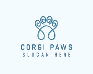 Paw Pet Grooming logo design