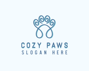 Paw Pet Grooming logo design