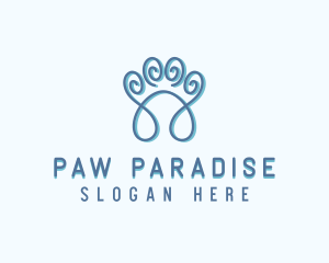 Paw Pet Grooming logo design