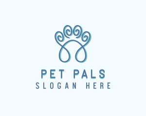 Paw Pet Grooming logo design