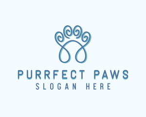 Paw Pet Grooming logo design