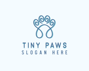 Paw Pet Grooming logo design