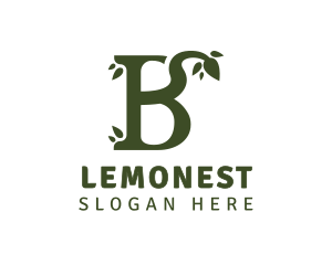 Green Leafy B Logo