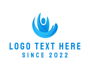 Person - Human Splash Organization logo design
