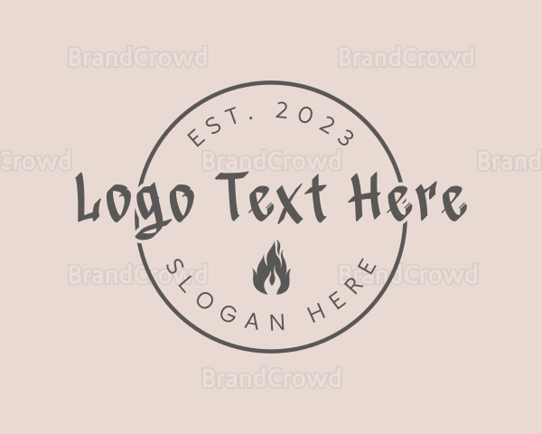 Fire Store Business Logo