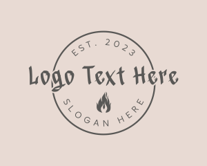 Style - Fire Store Business logo design