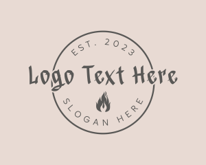 Streetwear - Fire Store Business logo design