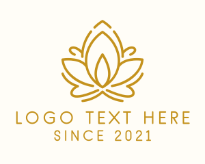 Souvenir - Gold Decor Candle logo design