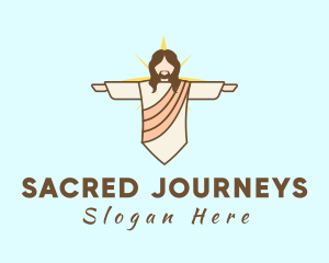 Pilgrimage - Christ the Redeemer Travel logo design