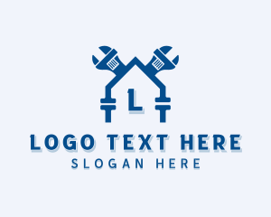 Lettermark - House Wrench Plumbing logo design