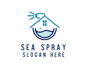 House Cleaning Sanitation logo design