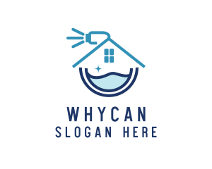 Sprayer - House Cleaning Sanitation logo design