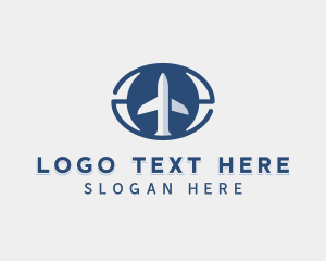 Logistics - Jet Aircraft Courier logo design