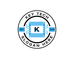 Circuit Microchip Software Innovations logo design