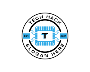 Circuit Microchip Software Innovations logo design