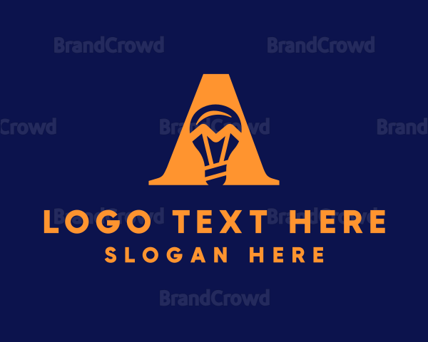 Professional Bright Idea Letter A Logo