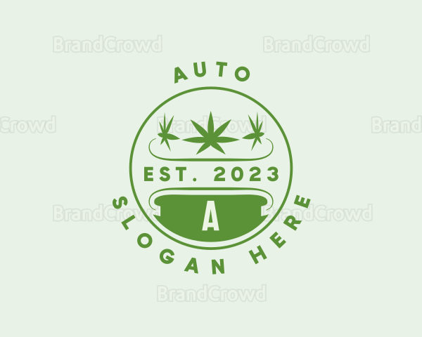 Marijuana Plant Dispensary Logo