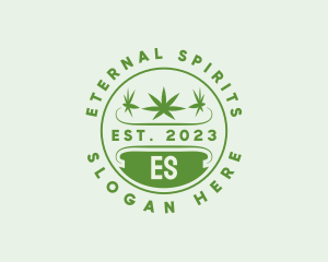 Marijuana Plant Dispensary  logo design