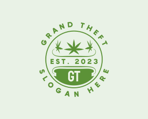 Cannabidioil - Marijuana Plant Dispensary logo design
