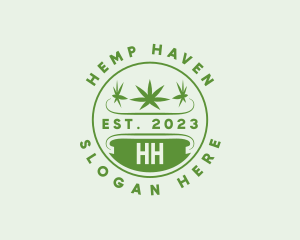 Marijuana Plant Dispensary  logo design