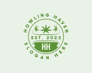 Marijuana Plant Dispensary  logo design