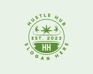 Marijuana Plant Dispensary  logo design